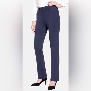 Baleaf Navy Blue Workleisure Straight Leg Pants, Size Medium